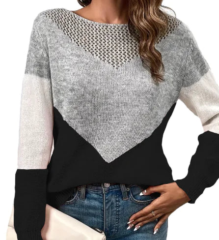 pull a col rond - black / L