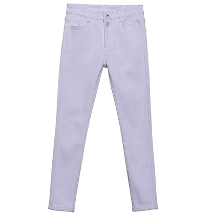 Jean Slim en Denim pour Femme - White / 27